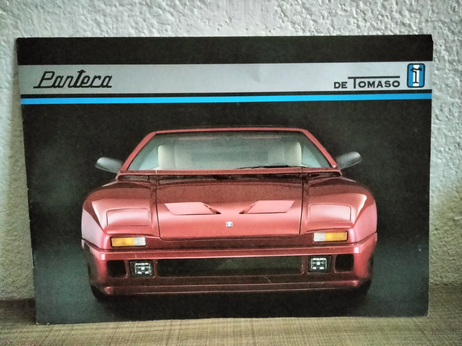 Original 1991-1992 De Tomaso Pantera 90 Si Brochure ~ 4 Language Text  Very Nice