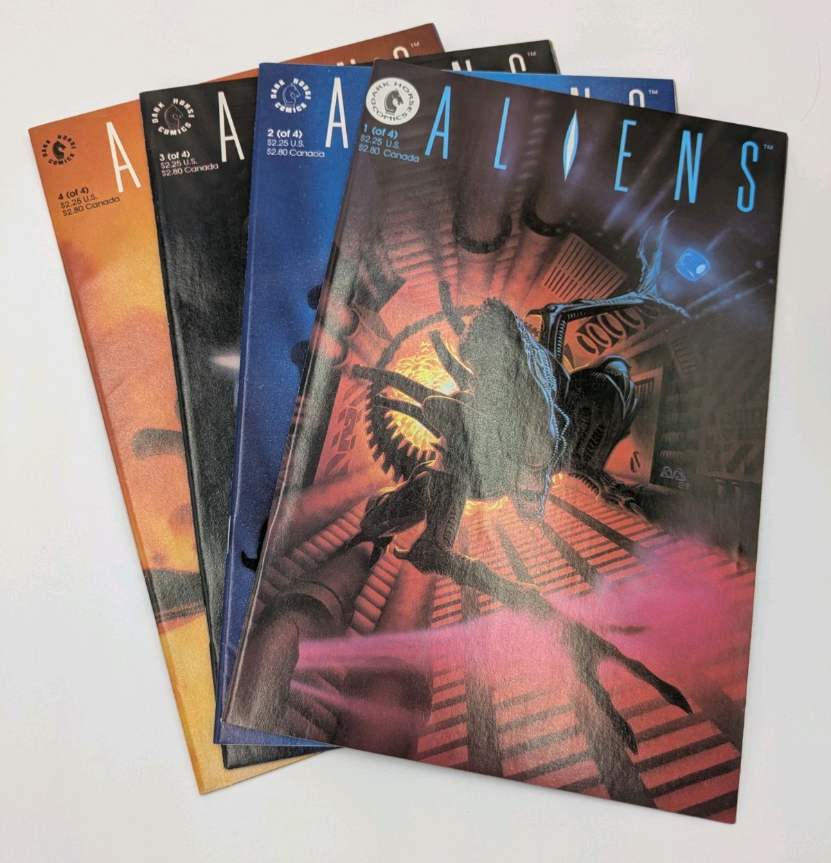 Aliens #1, 2, 3, 4 (VF+) Complete Set Dark Horse 1989