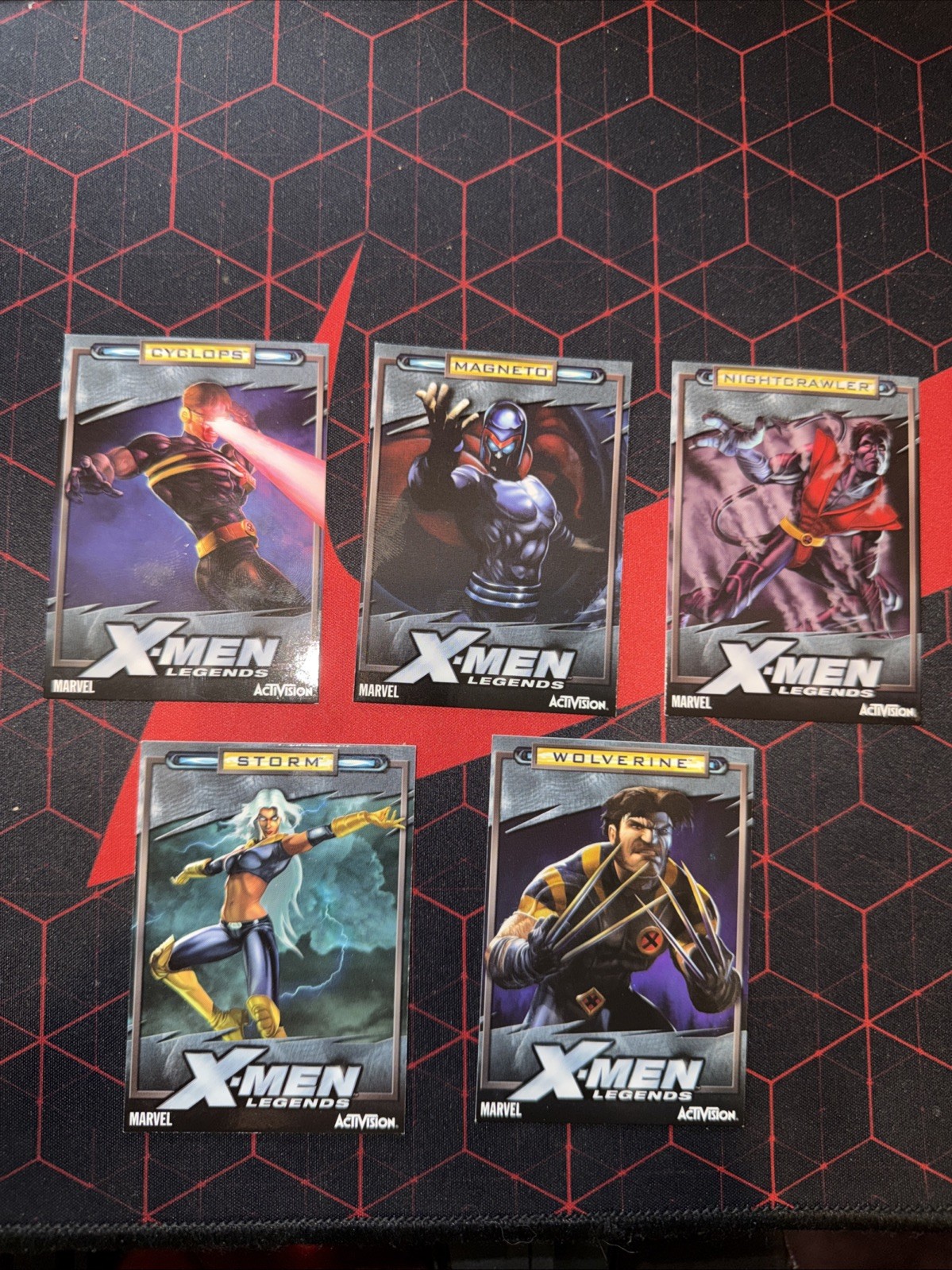 2004 Marvel Promo Activision X-Men Legends Lot Video Game GameCube Card RARE