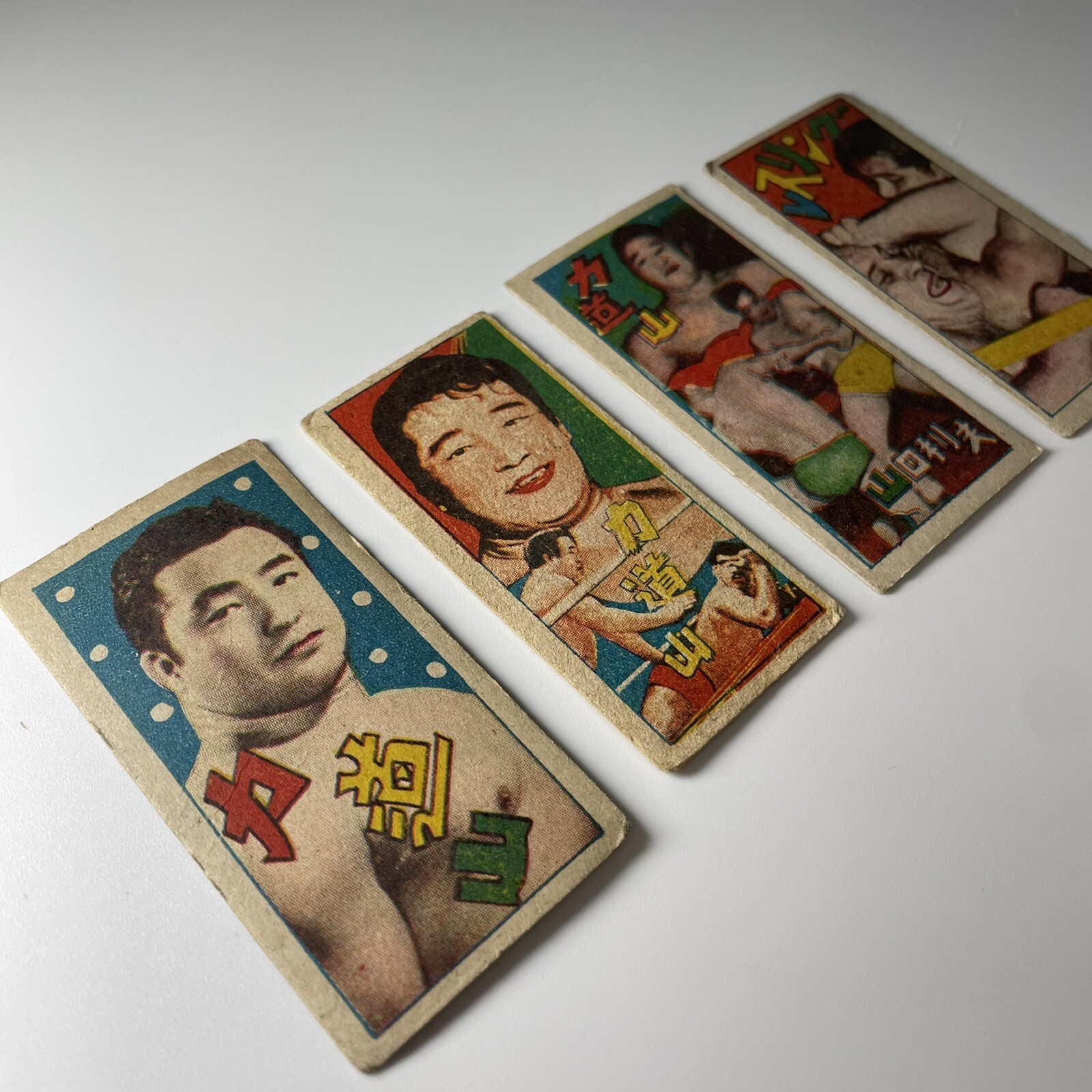 Rikidozan 1950's Vintage  Rare professional wrestling menko card 0001
