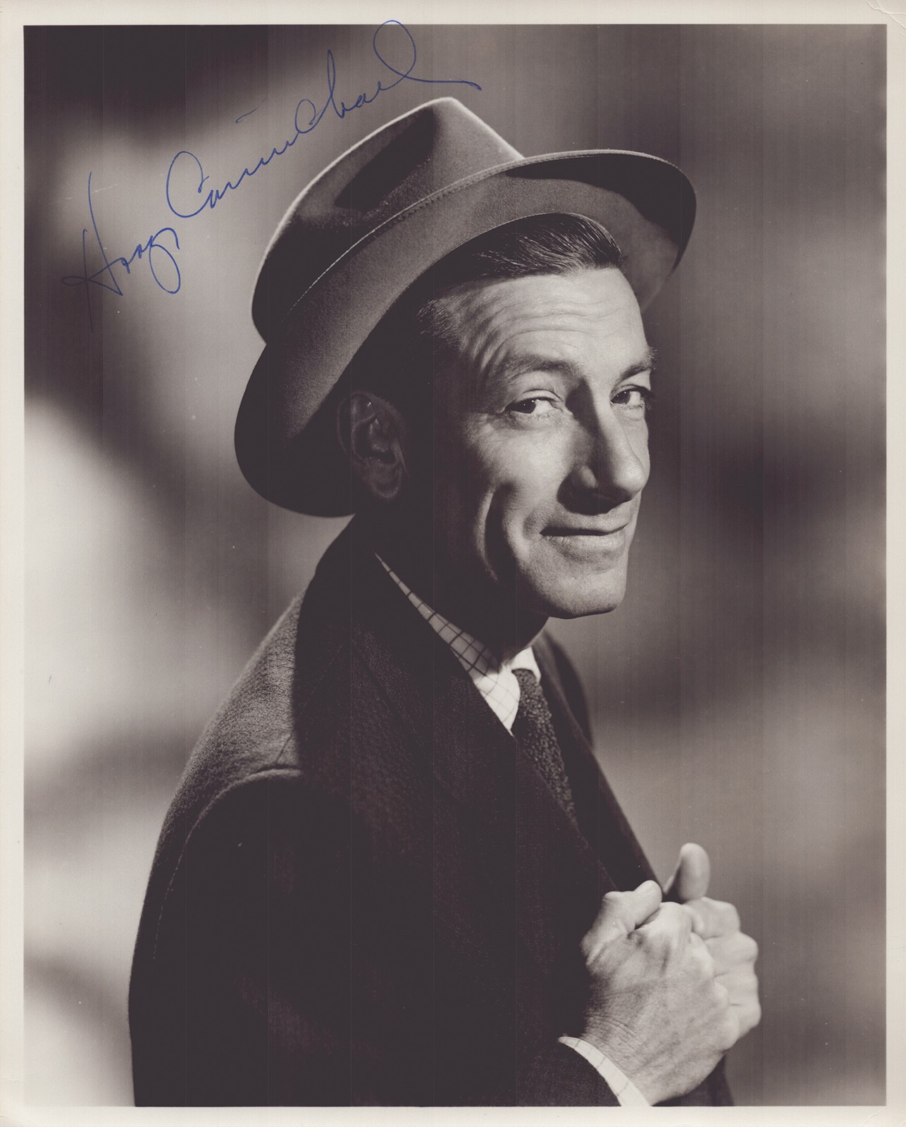 HOAGY CARMICHAEL - AUTOGRAPHED SIGNED PHOTOGRAPH