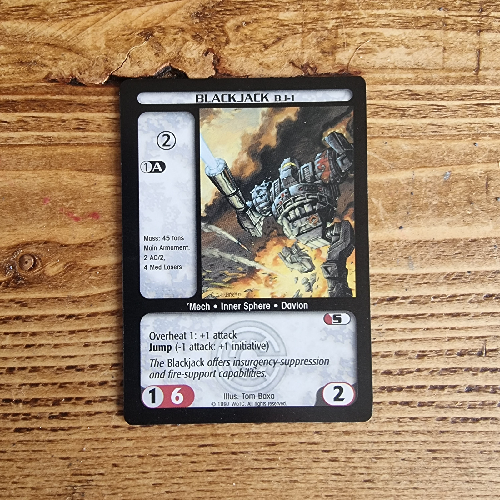 Counterstrike: BattleTech CCG Base Set Limited Singles - Various