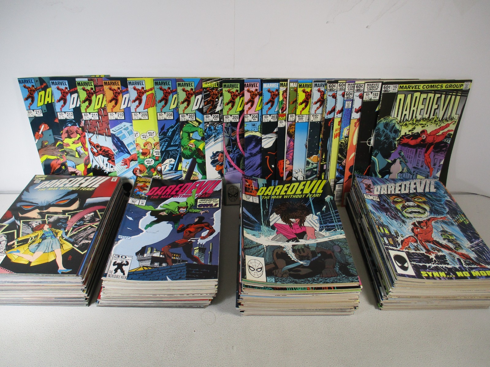 Daredevil 192-380 SET Kingpin Typhoid Mary etc 1983-1998 Marvel Comics (s 15856)