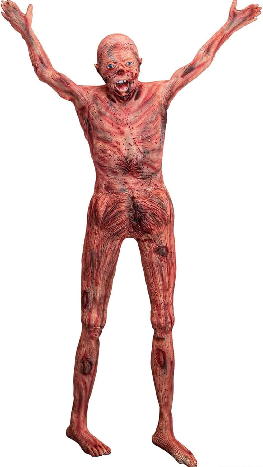 Halloween Bloody Dead Body - 4.8Ft Latex Skinned Hanging Corpse Torso Props