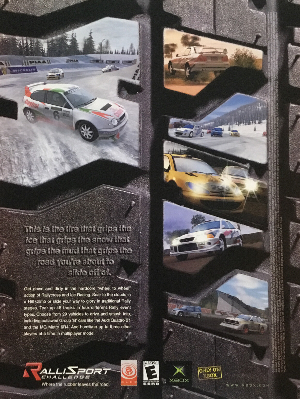 2002 RalliSport Challenge Xbox Video Game Magazine Page Print Ad Racing