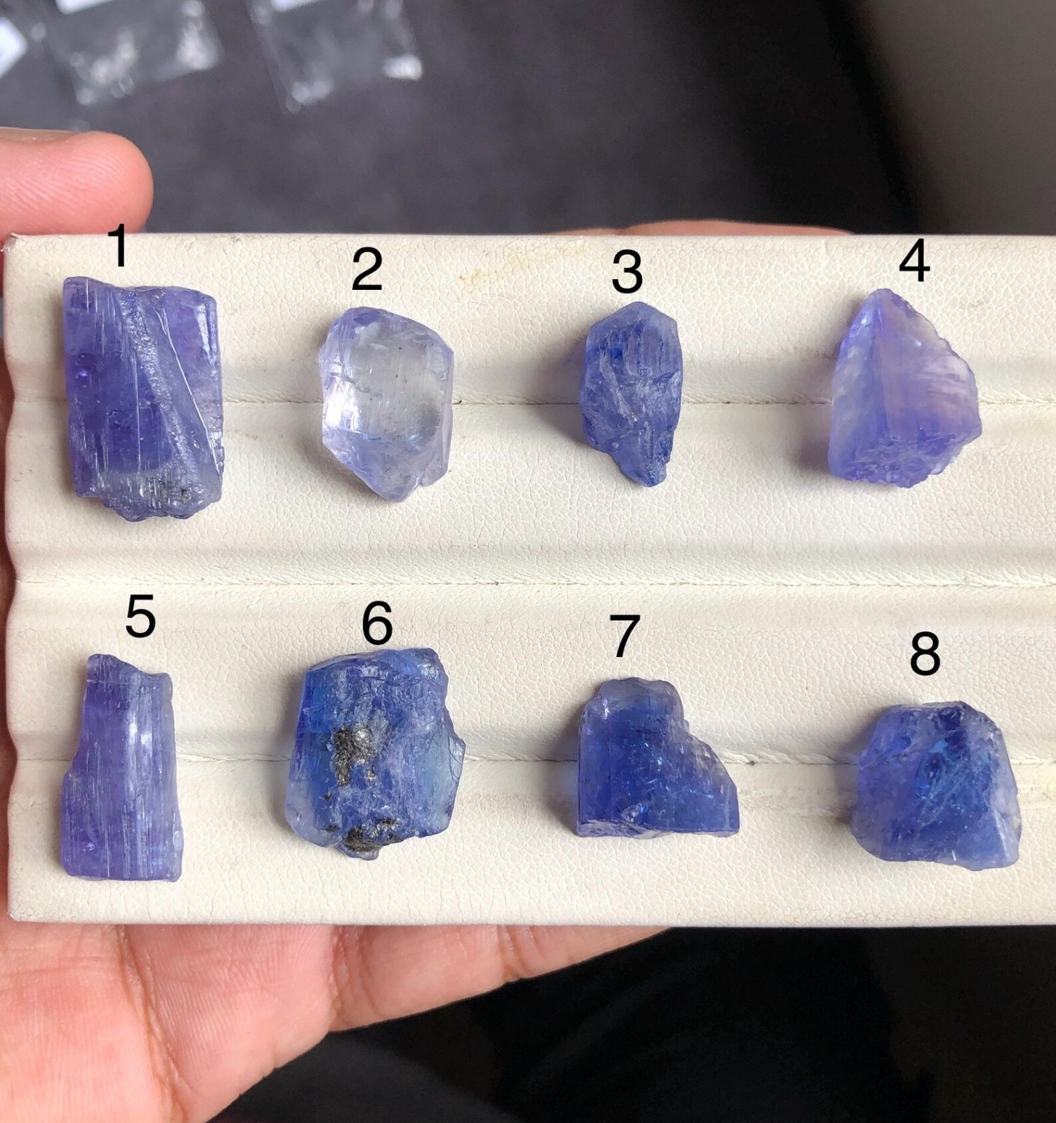 Natural Tanzanite Rough, AAA Blue Raw Tanzanite Crystal, Tanzania Gemstone