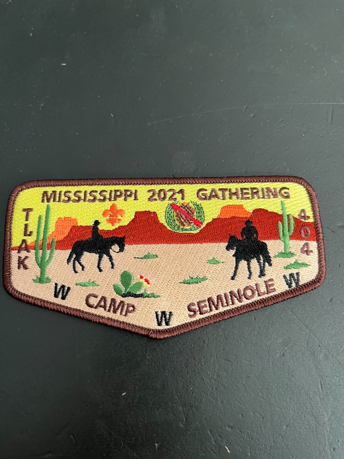 OA TI'AK LODGE 404 2021 MISSISSIPPI GATHERING CAMP SEMINOLE FLAP