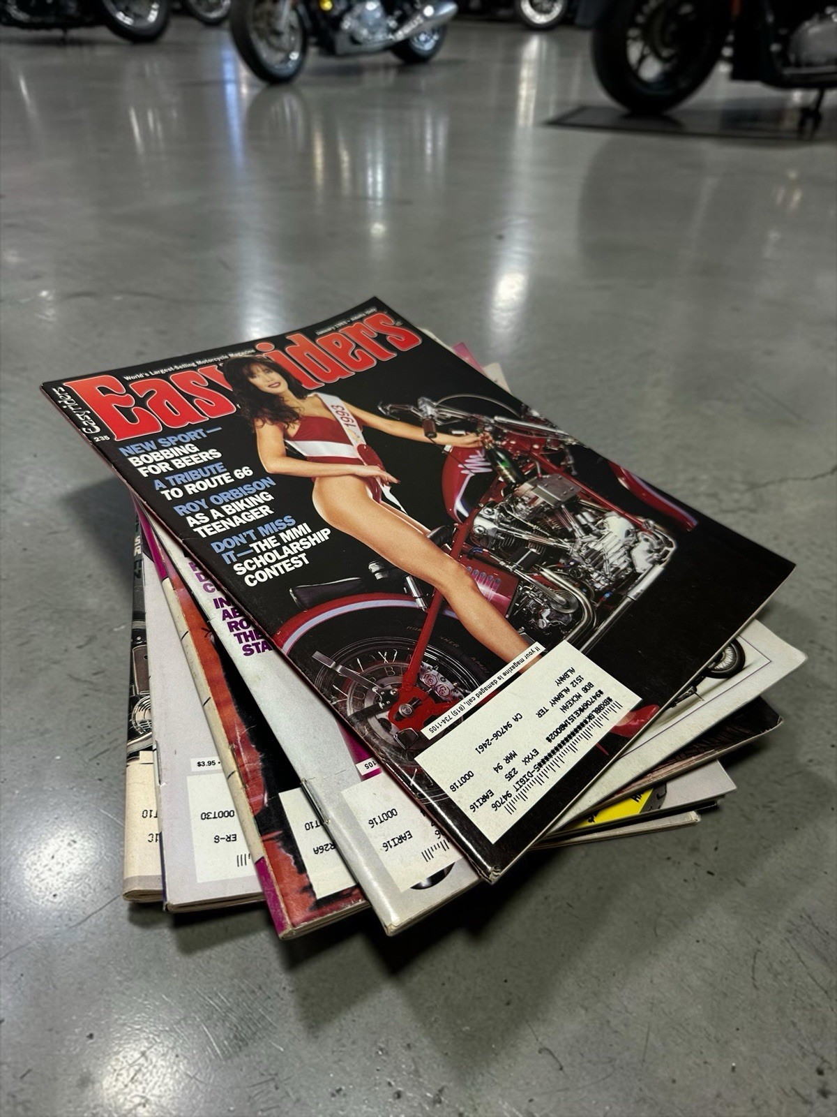 Lot of 7 Vintage 1993 Easyriders Biker Chicks - Motorcycle - Magazines  - Nice