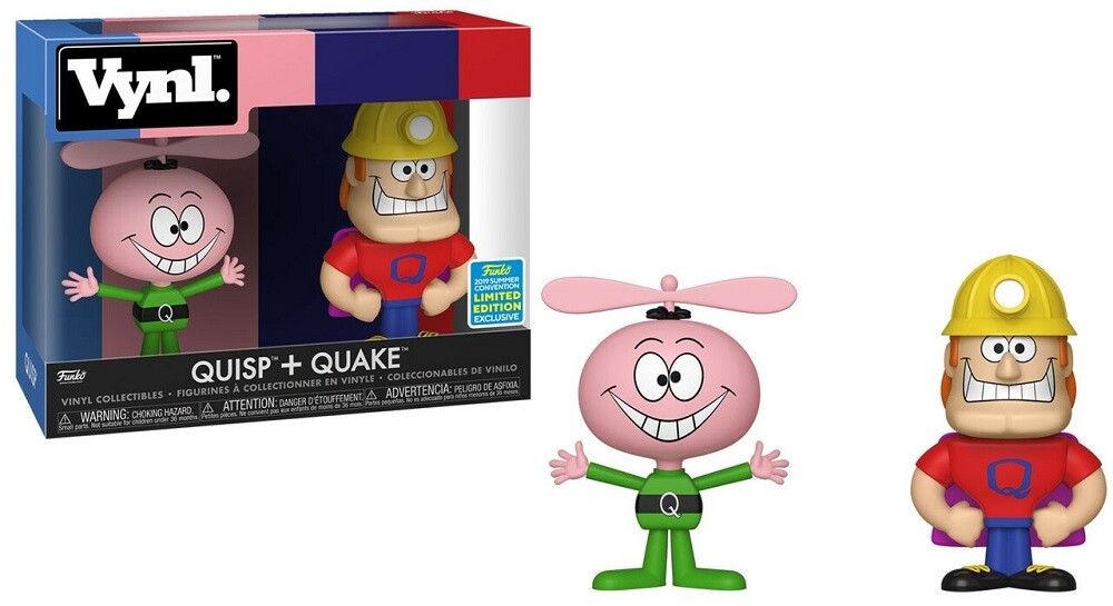 Funko Vynl Quisp and Quake 2 Pk 2019 Summer Convention Limited Exclusive