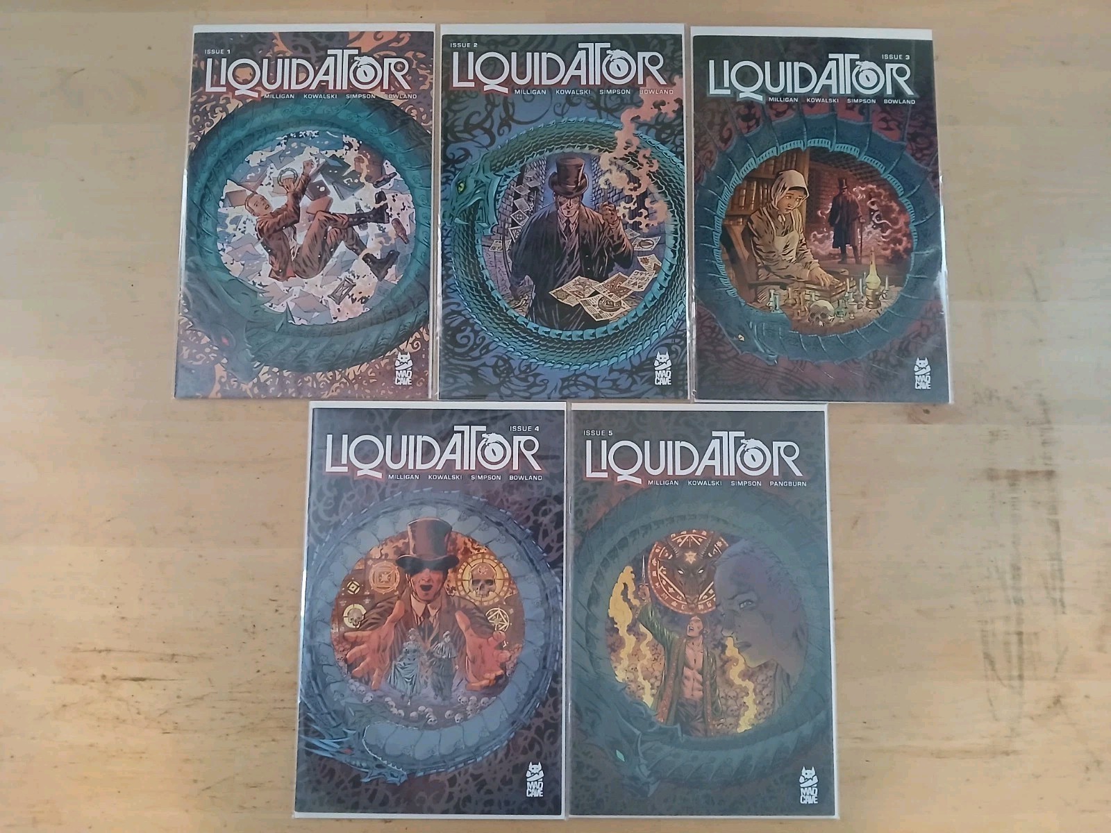 LIQUIDATOR 1-5 Complete -Mad Cave Studios - Comics 1 2 3 4 5 