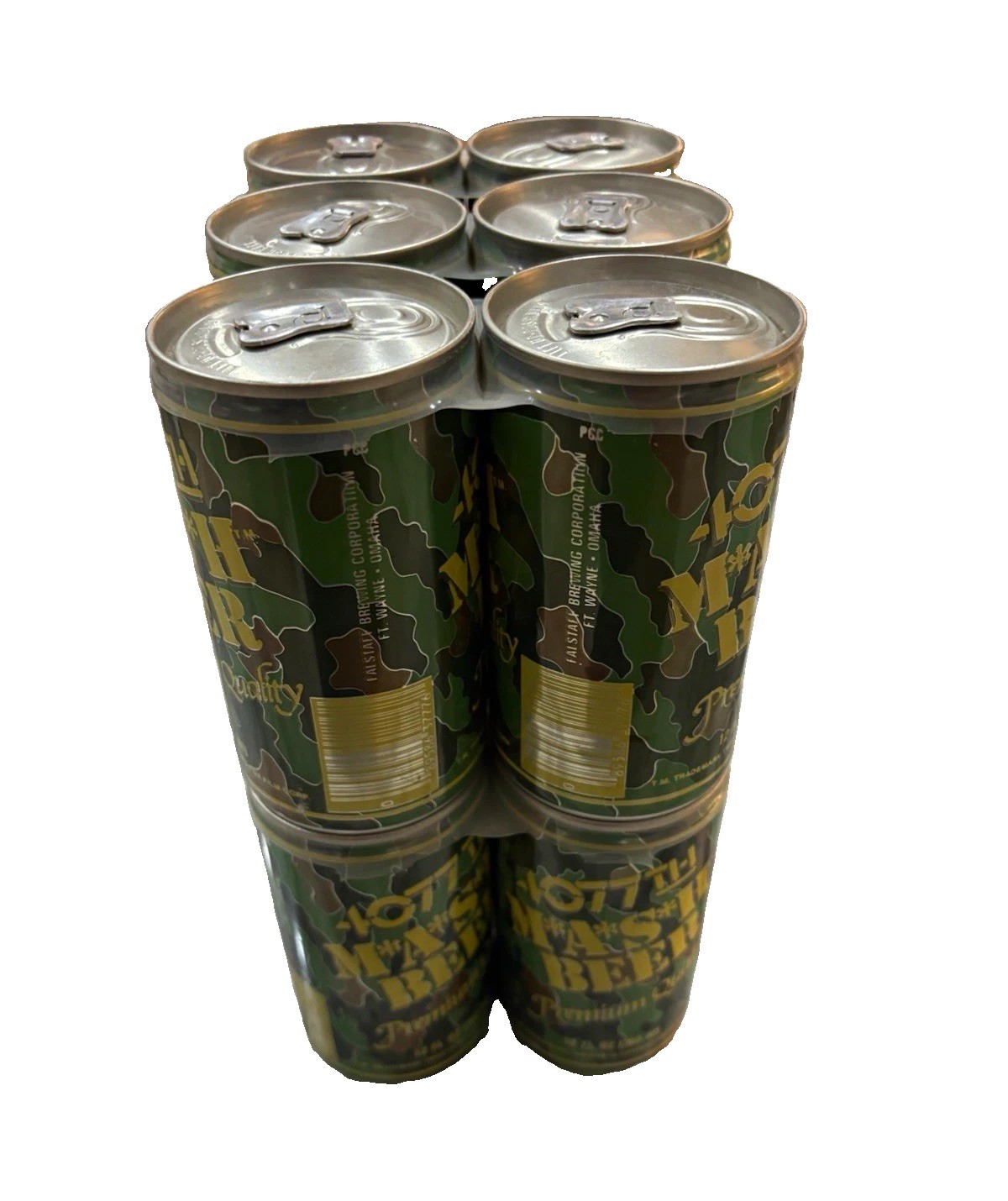 MASH 4077 Collectible Pull Tab Beer 6 pack can. Will ship empty or pick up full