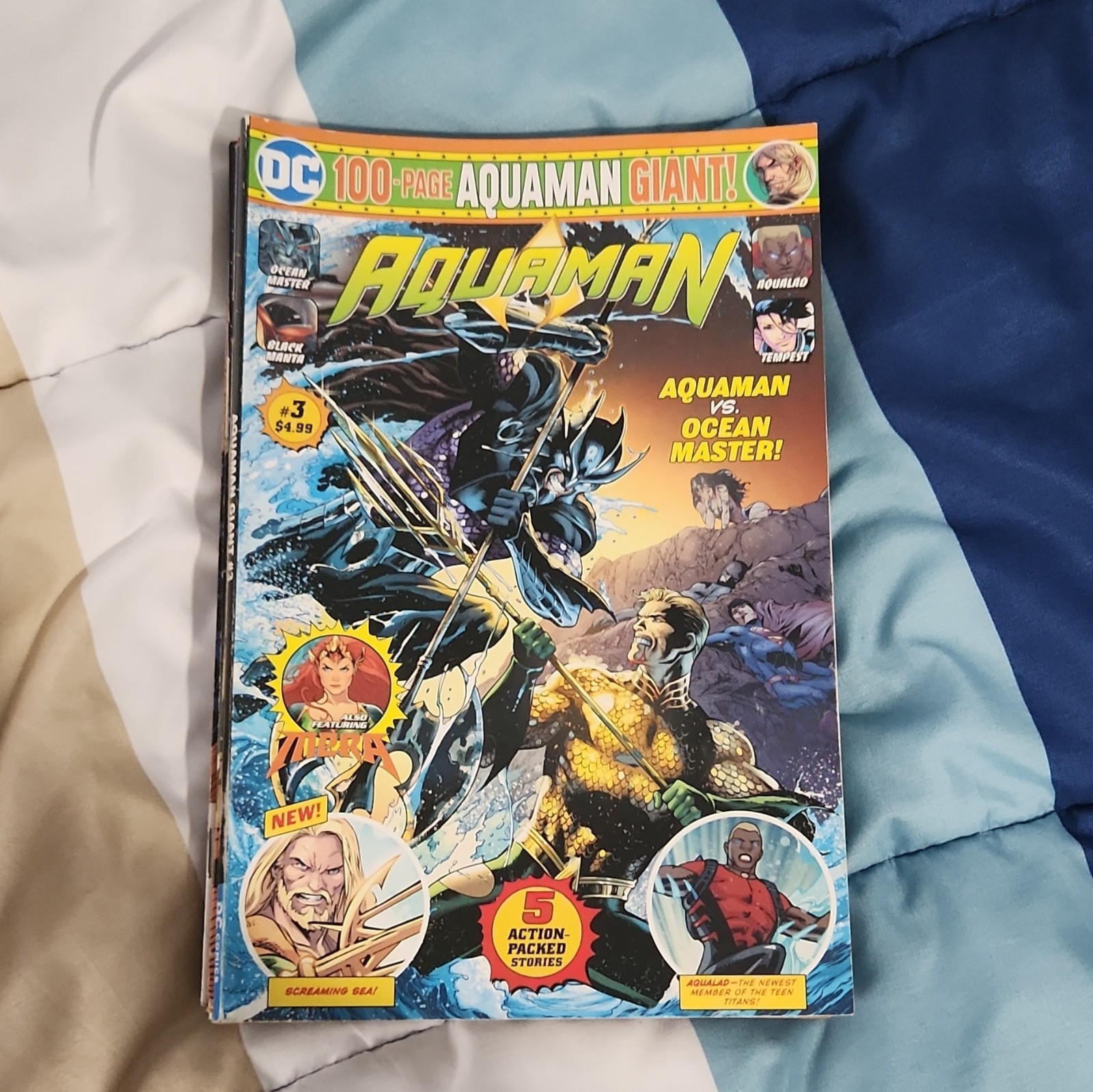 DC Aquaman Giant #3 100-Page Comic - Aquaman vs Ocean Master  Marvel And DC Lot