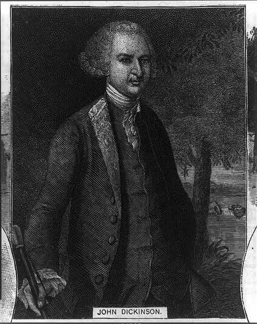 Photo:John Dickinson 1883 Engraved Portrait Dickinson College Carlisle Pa