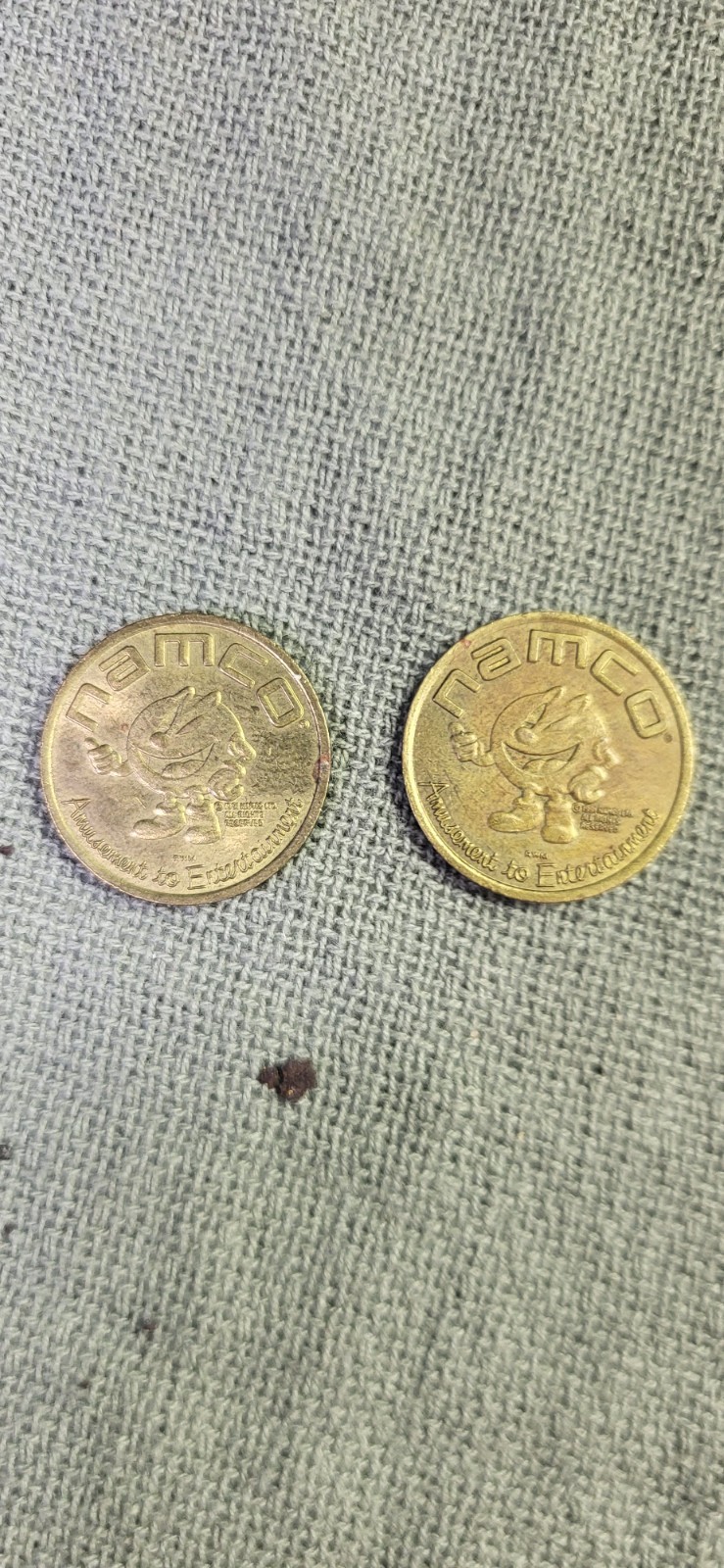 Vintage Namco PacMan Tokens 2000s Center For Entertainment