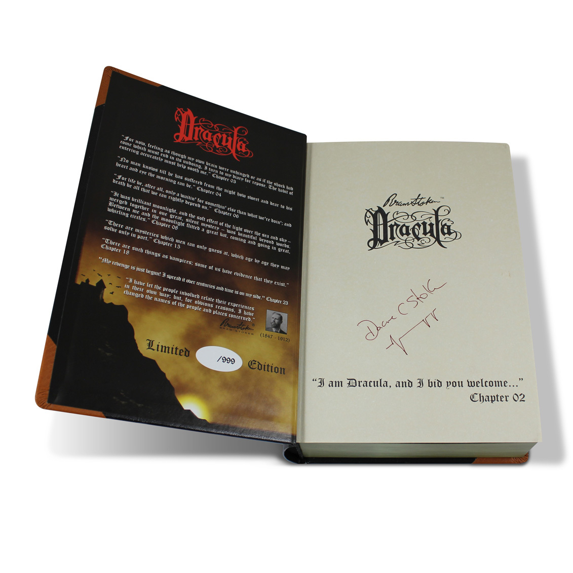 ACME Studio DRACULA 100th Anniversary PEN Set HAND SIGNED by Dacre Stoker