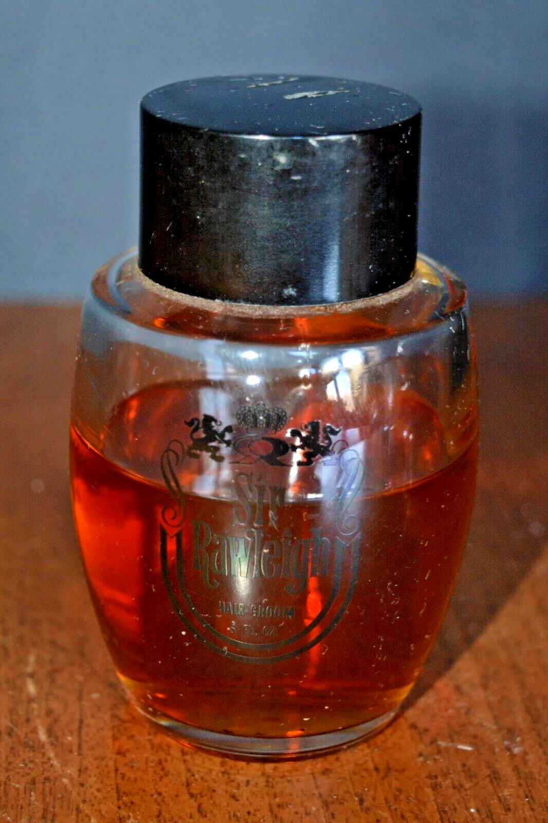 VTG SIR RAWLEIGH Hair Groom 6 oz. 3/4 FULL