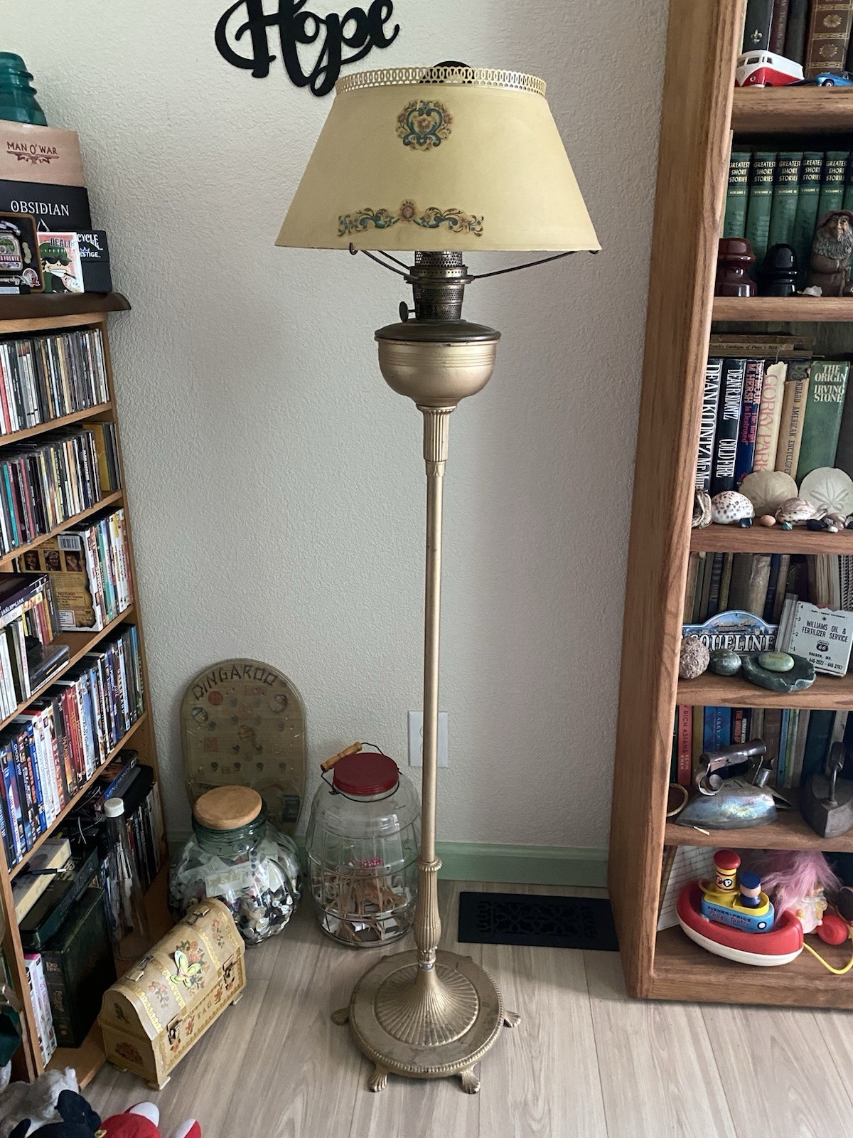 HUNTERS FIND Aladdin FLOOR & TABLE Lamp 1920’s/1940's