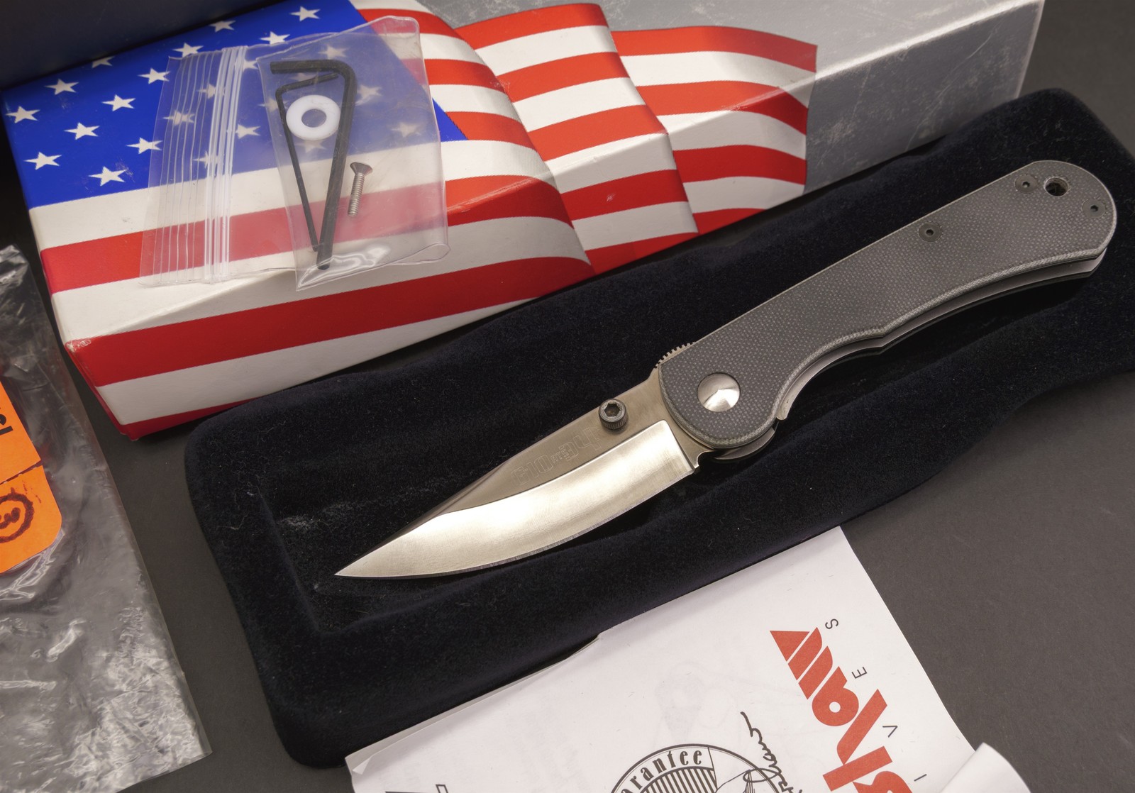 Rare Early Kershaw Oregon USA 1415 Starkey Ridge Small ATS-34 G-10 Pocket Knife