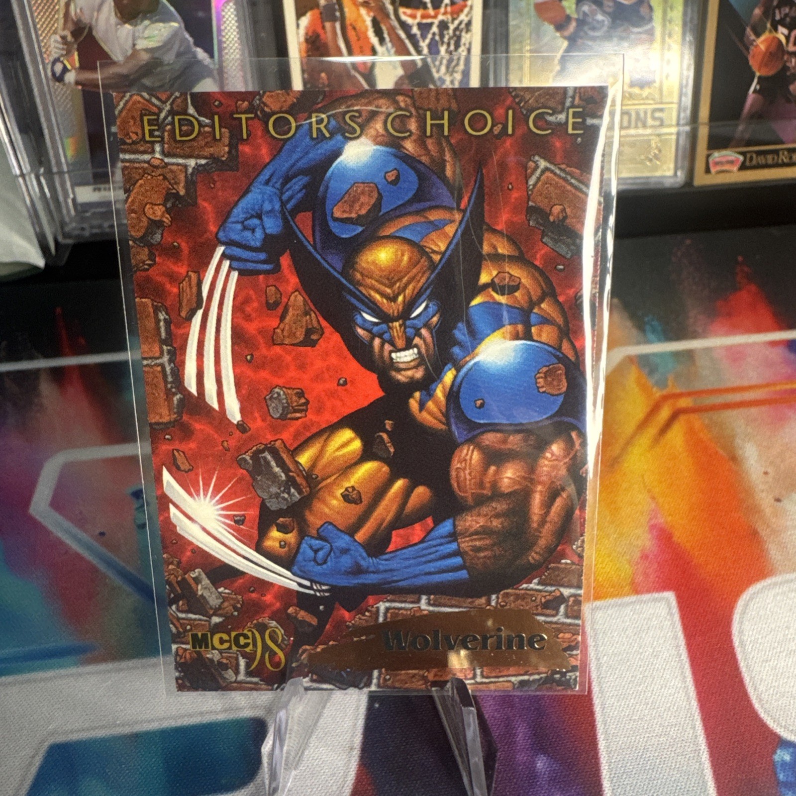 1998 Marvel MCC Editors Choice Wolverine Insert Chase