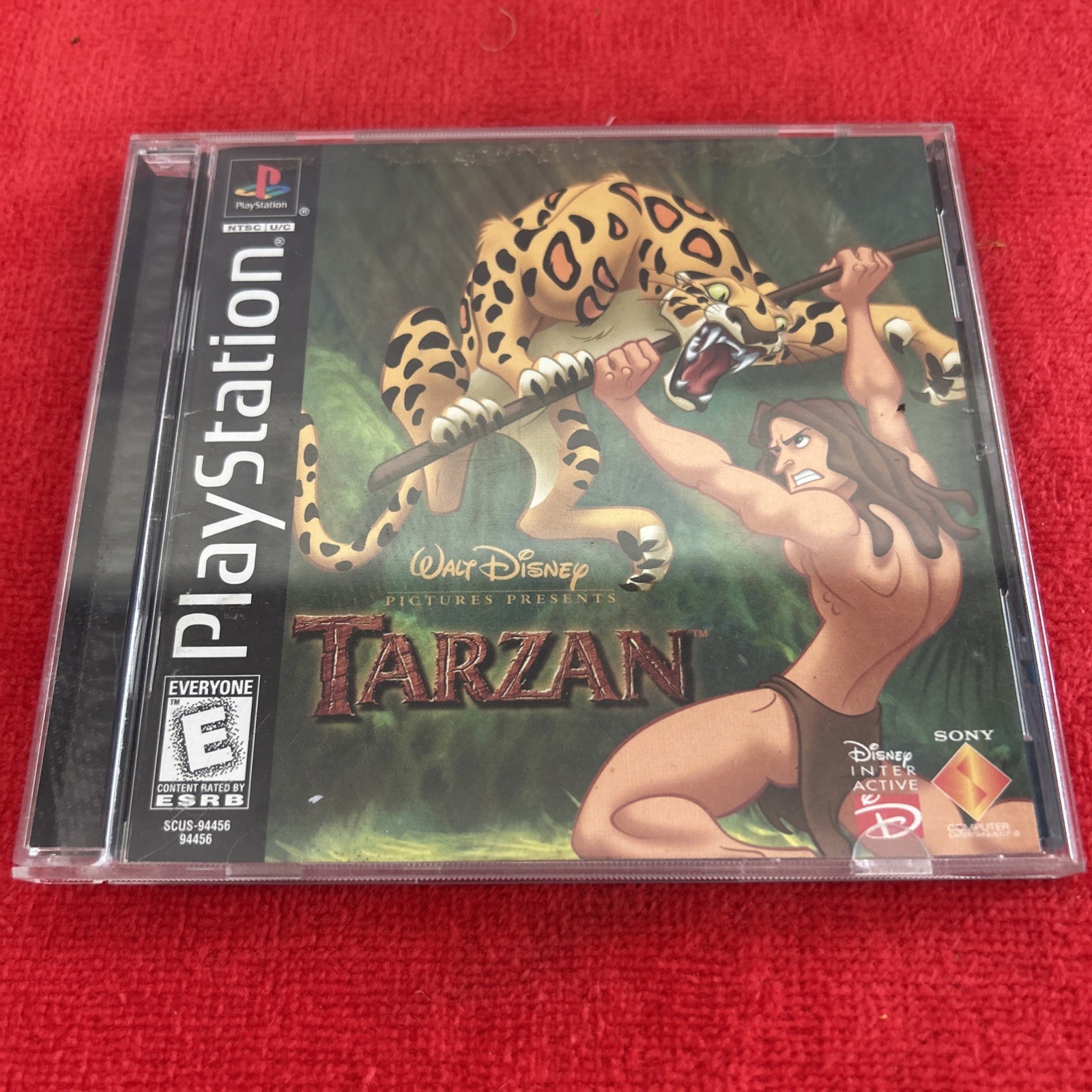 Tarzan Sony PlayStation 1 PS1 Black Label Complete CIB w/Manual - Tested & Works