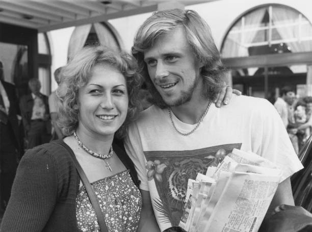 Swedish tennis player Bjorn Borg wife Romanian tennis player Maria- Old Photo
