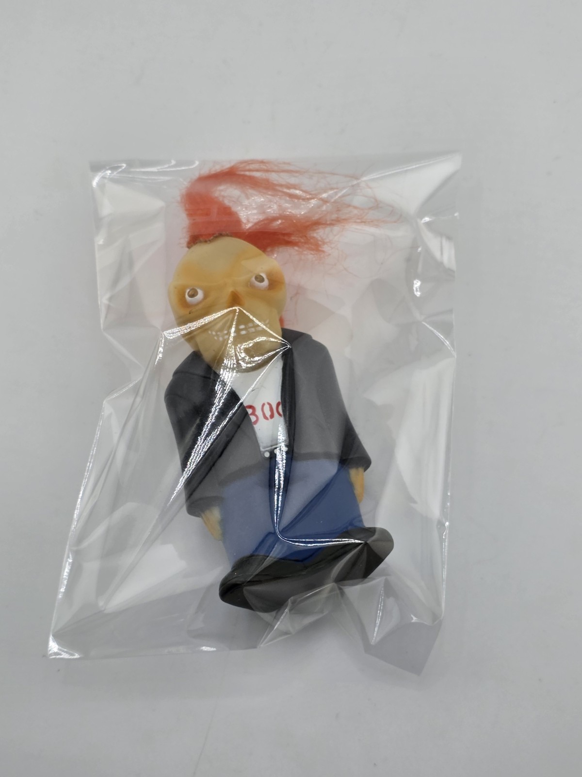 Vintage Rare Halloween Pocket Screamer Skeleton Ghoul w Mohawk Toy Working HTF