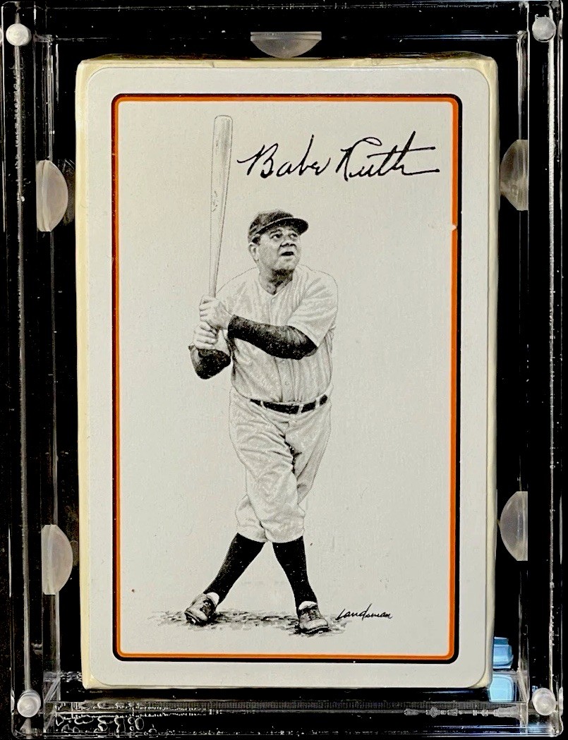 1978 High Grade Babe Ruth Playing Cards Landsman Baseball Deck Sealed Unopened