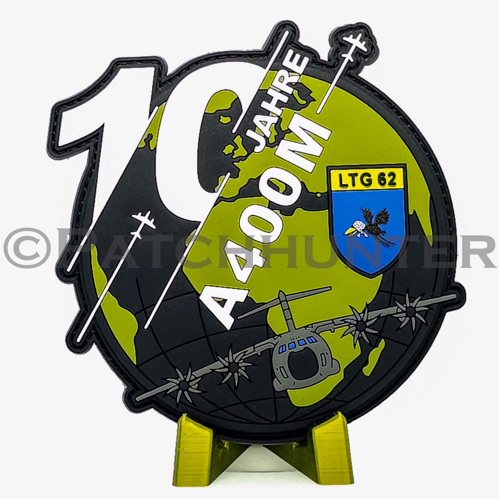 German Air Force, LTG 62, 10 years A400M, Rare Patch