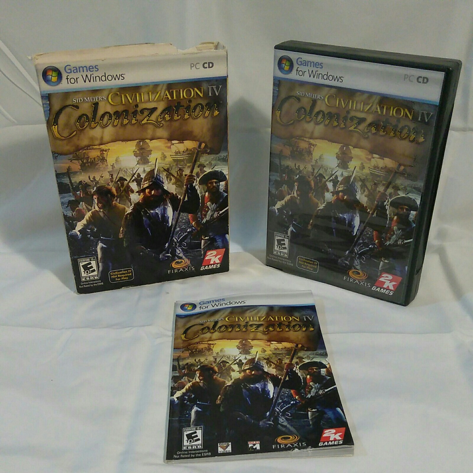 Sid Meier's Civilization IV 4: Colonization PC Game 2008 CIB with Manual 