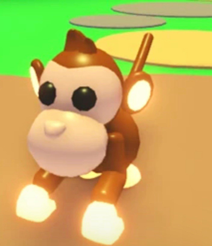 Roblox neon Monkey + Ride potion