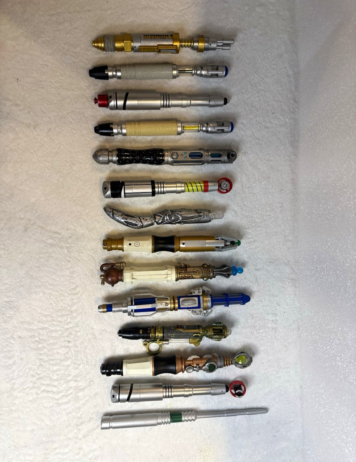 Doctor Who Sonic Screwdriver, Multiple Styles and Doctor.