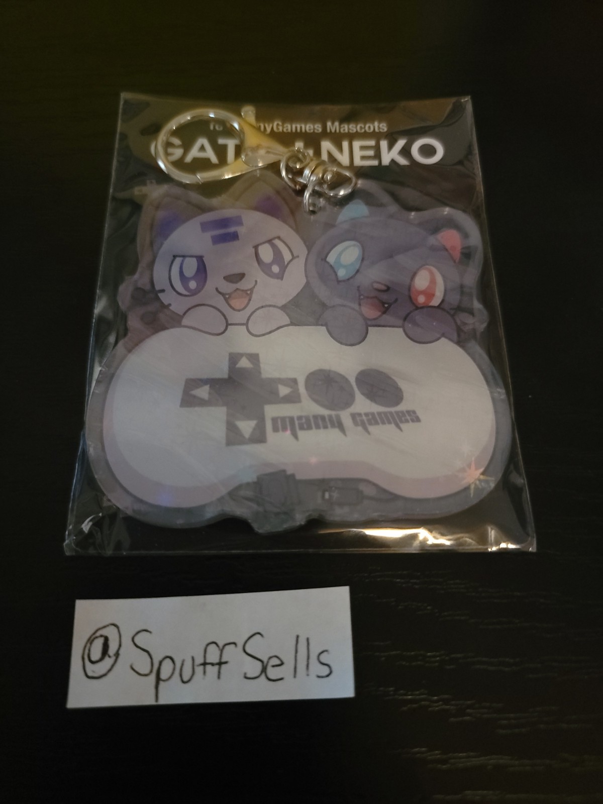 Too Many Games 2024 Mascot Keychain Gato + Neko - Sealed & New