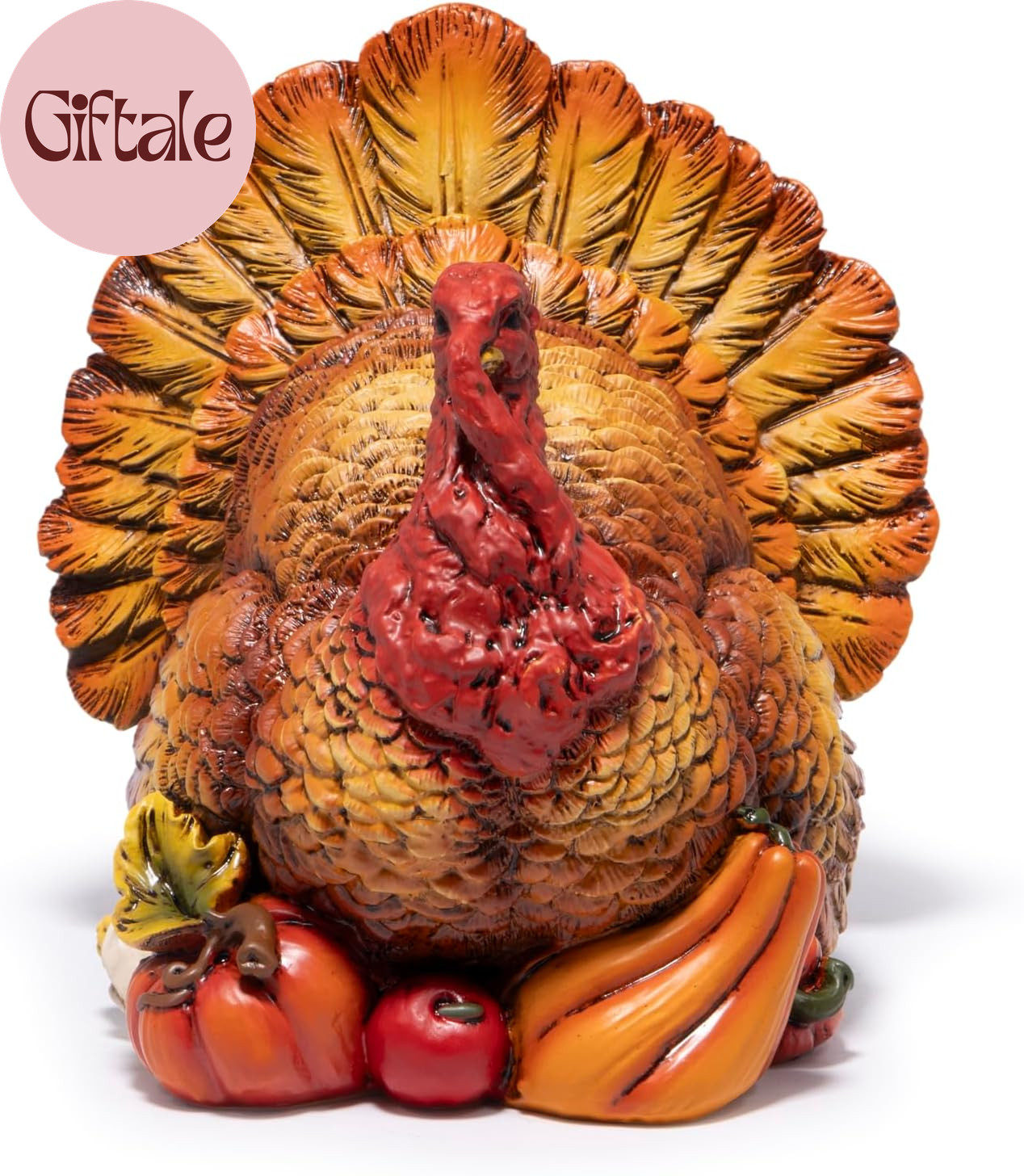 Thanksgiving Turkey Decoration,Fall Harvest Tabletop Centerpiece