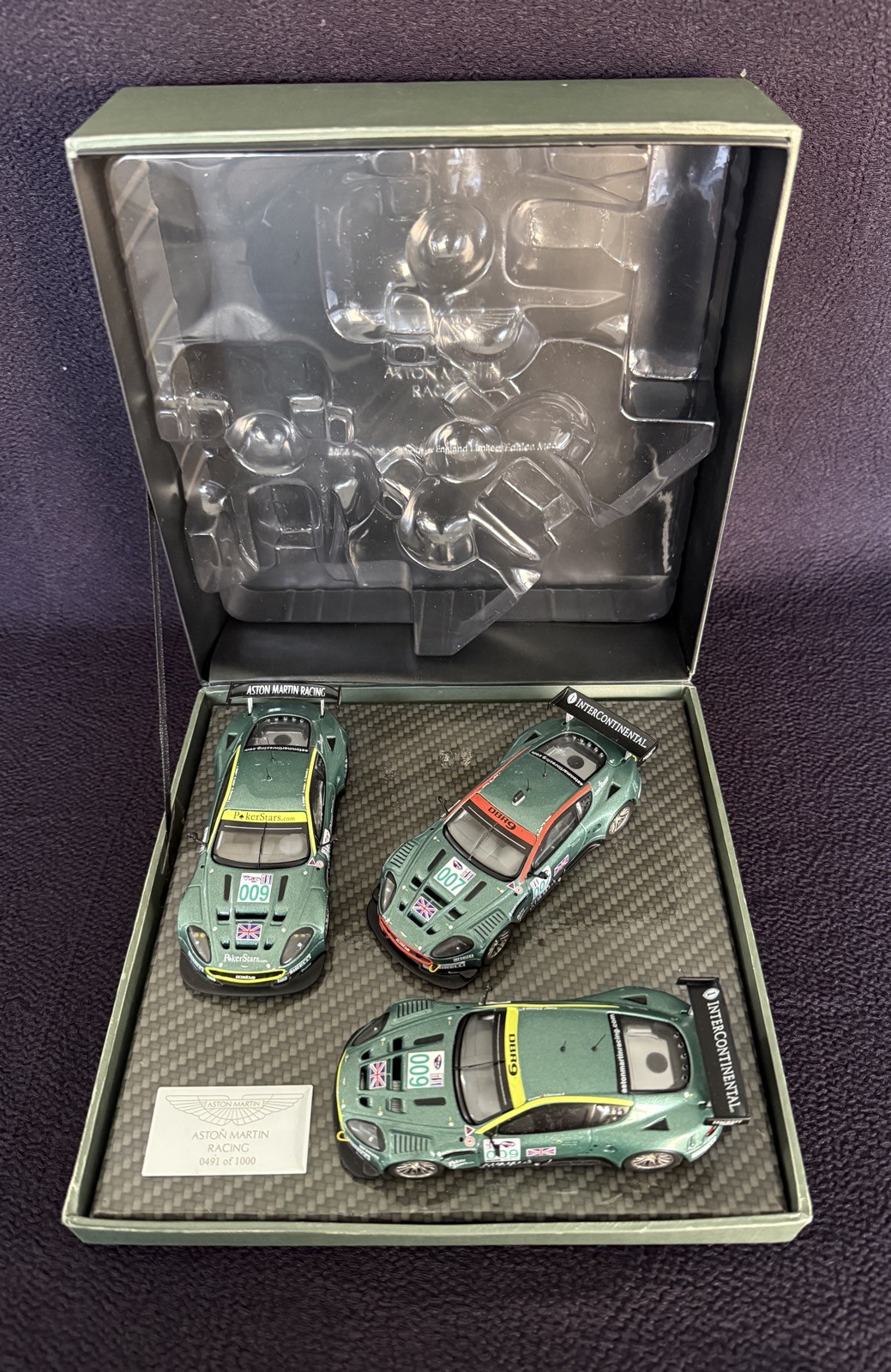 IXO 1:43 Aston Martin DBR9 007 009 Racing Models 2006 Sebring Utah New England