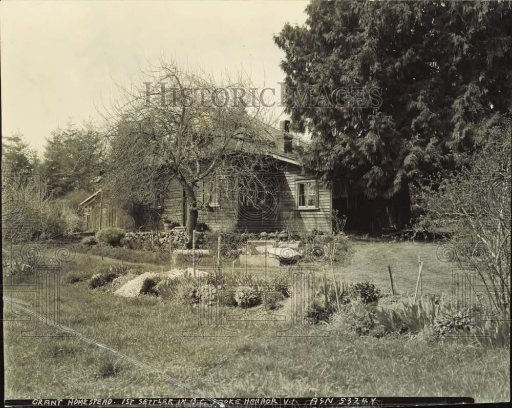 1929 Press Photo General view of a historical home in Seattle - lra51556