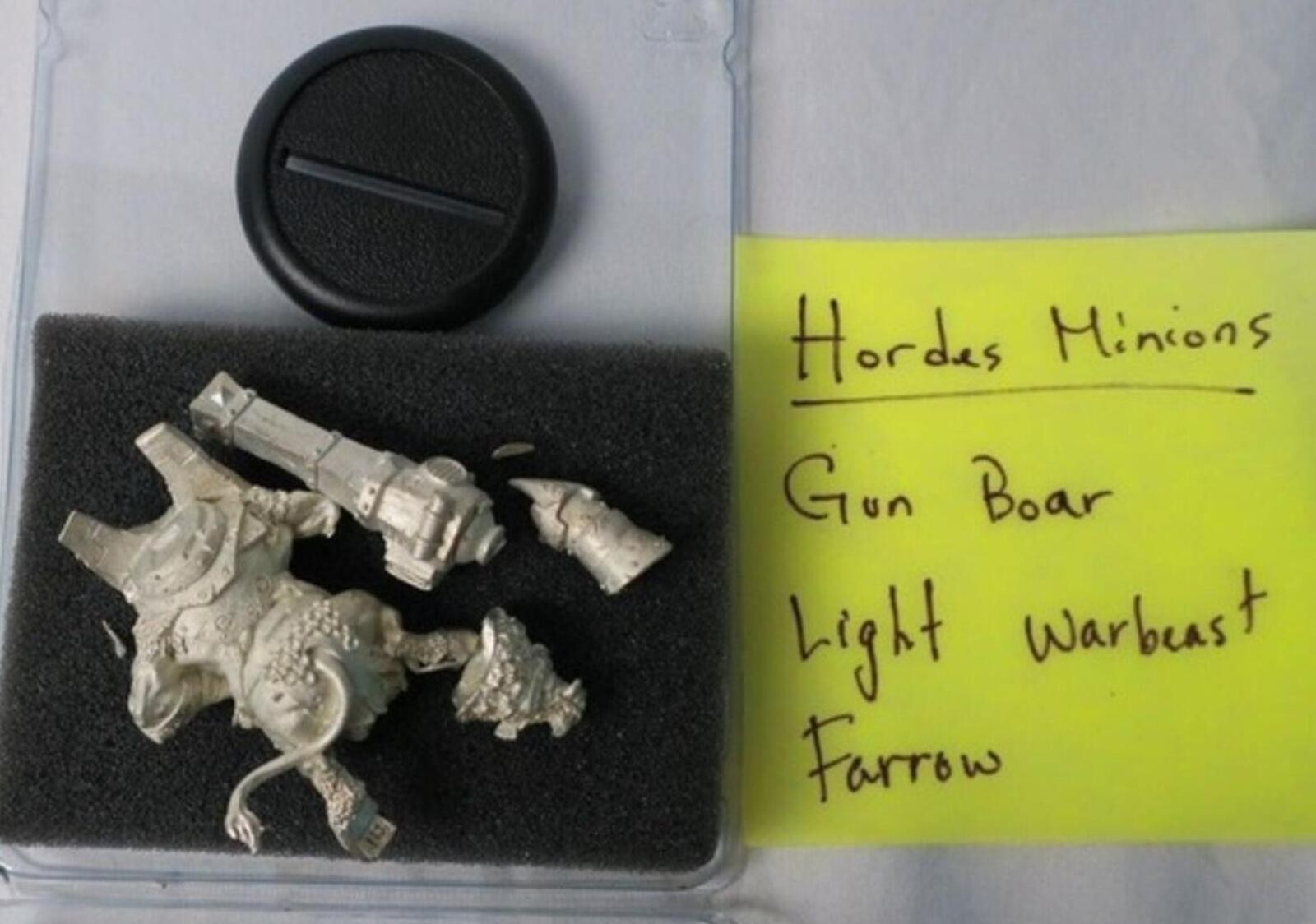 Hordes Minions Gun Boar Light Warbeast Farrow Model