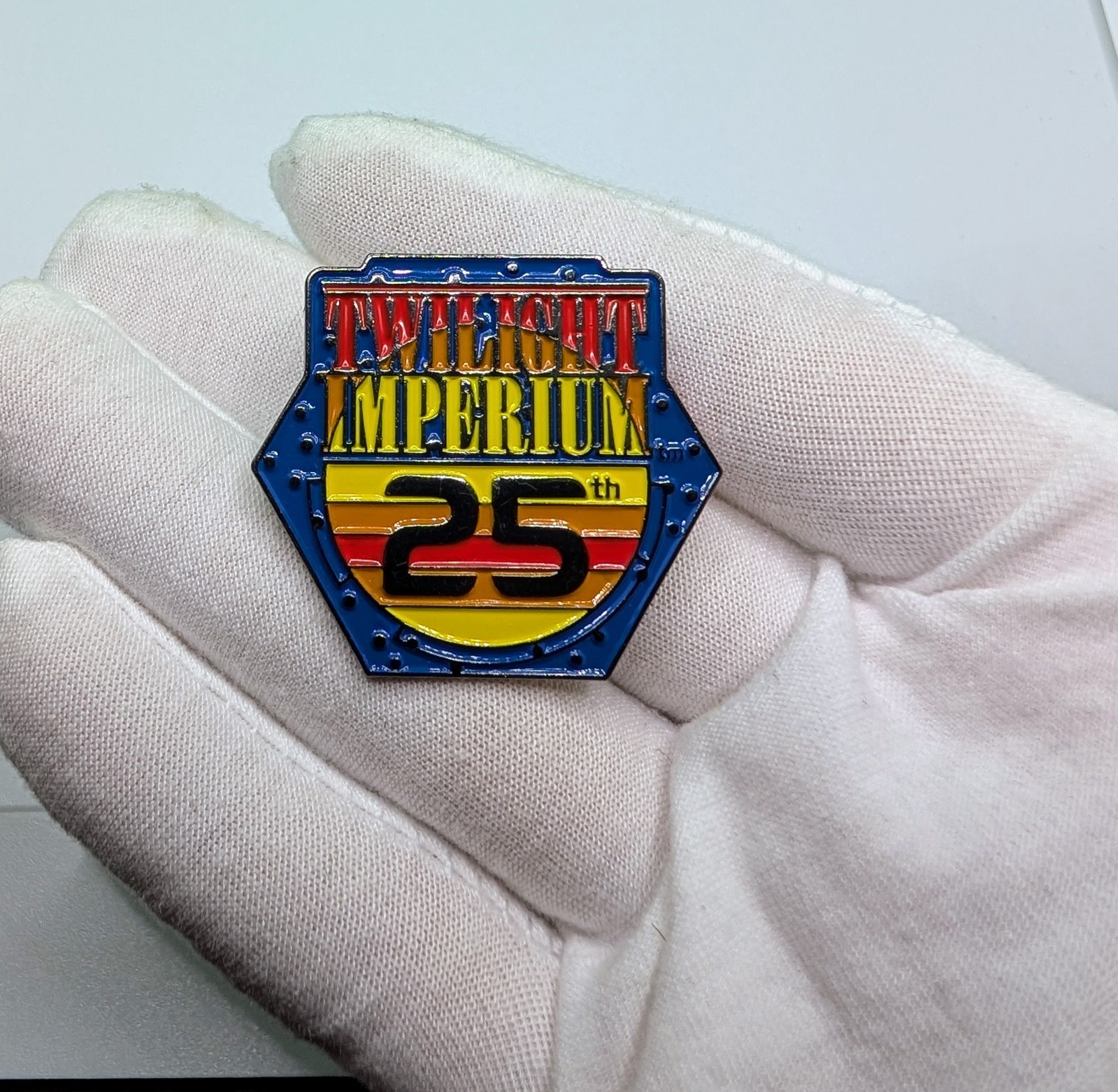 Twilight Imperium 25th Anniversary Board Game Promo Enamel Lapel Pin