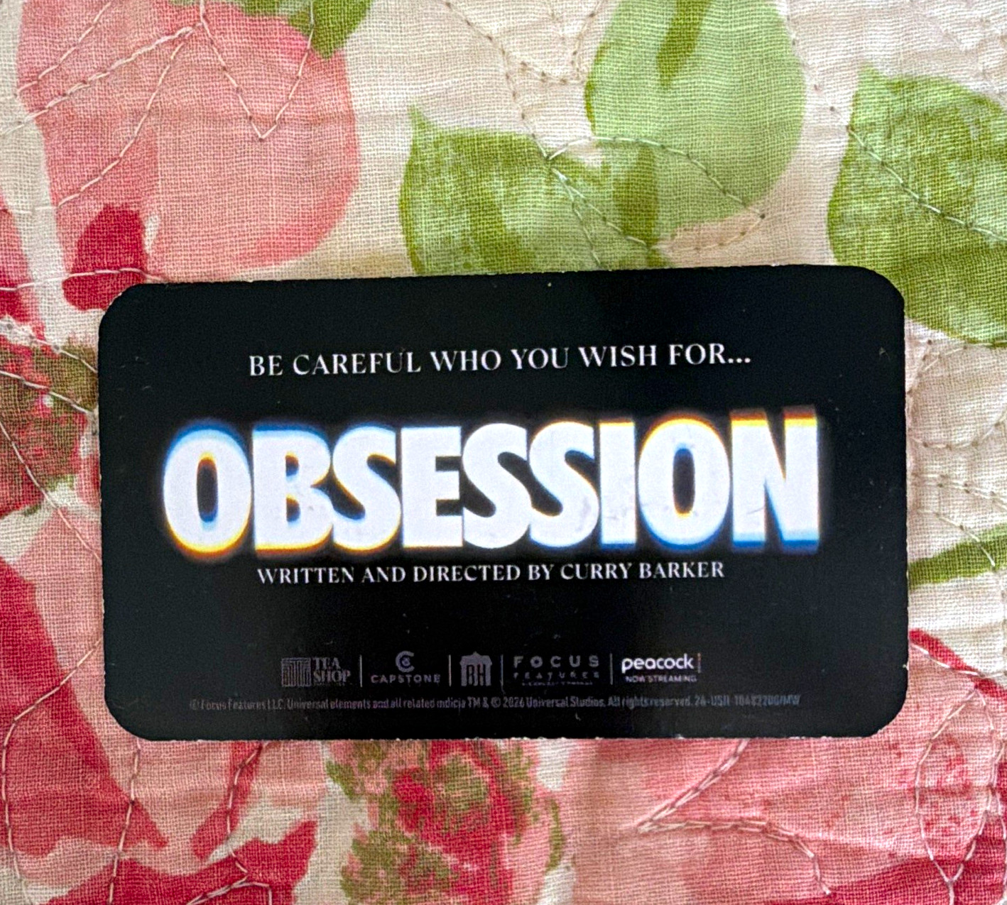 Obsession One Wish Willow Card Universal Studios Hollywood HHN 