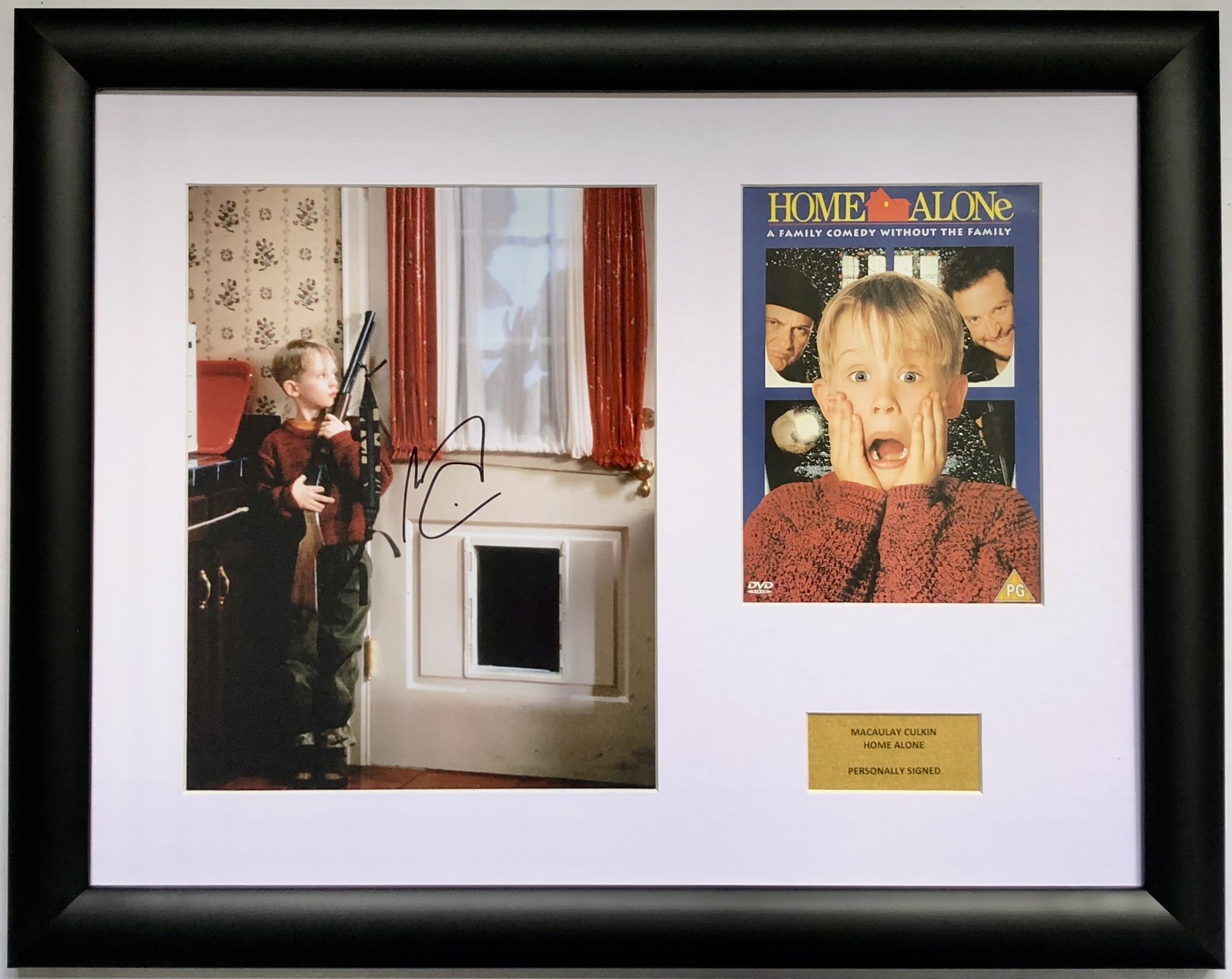 Macaulay Culkin / Home Alone / Signed Photo / Autograph / Framed / COA