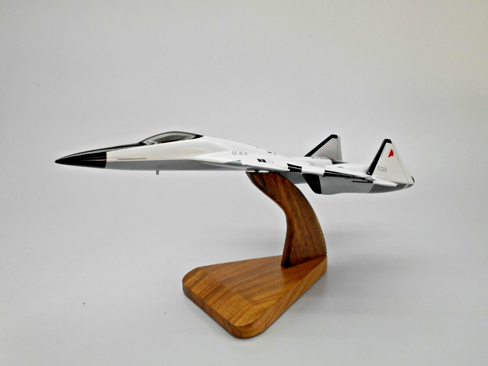 ADFX-02 Morgan Ace Combat Zero Aircraft Desktop Kiln Dried Wood Model Small New
