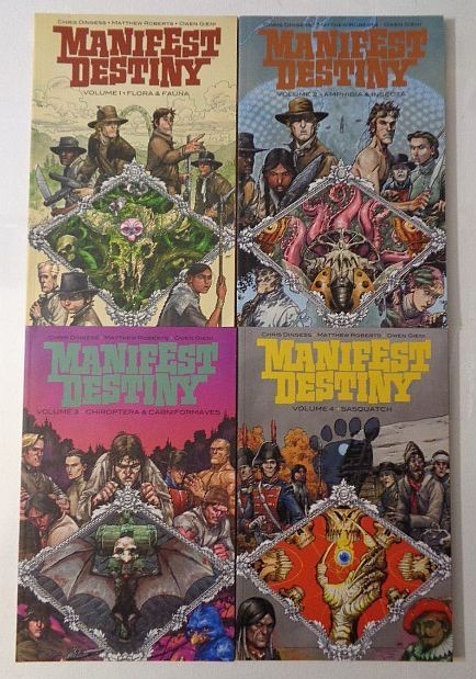 Manifest Destiny TPB Graphic Novel Lot Vols. 1-4 Image Comics VERY GOOD