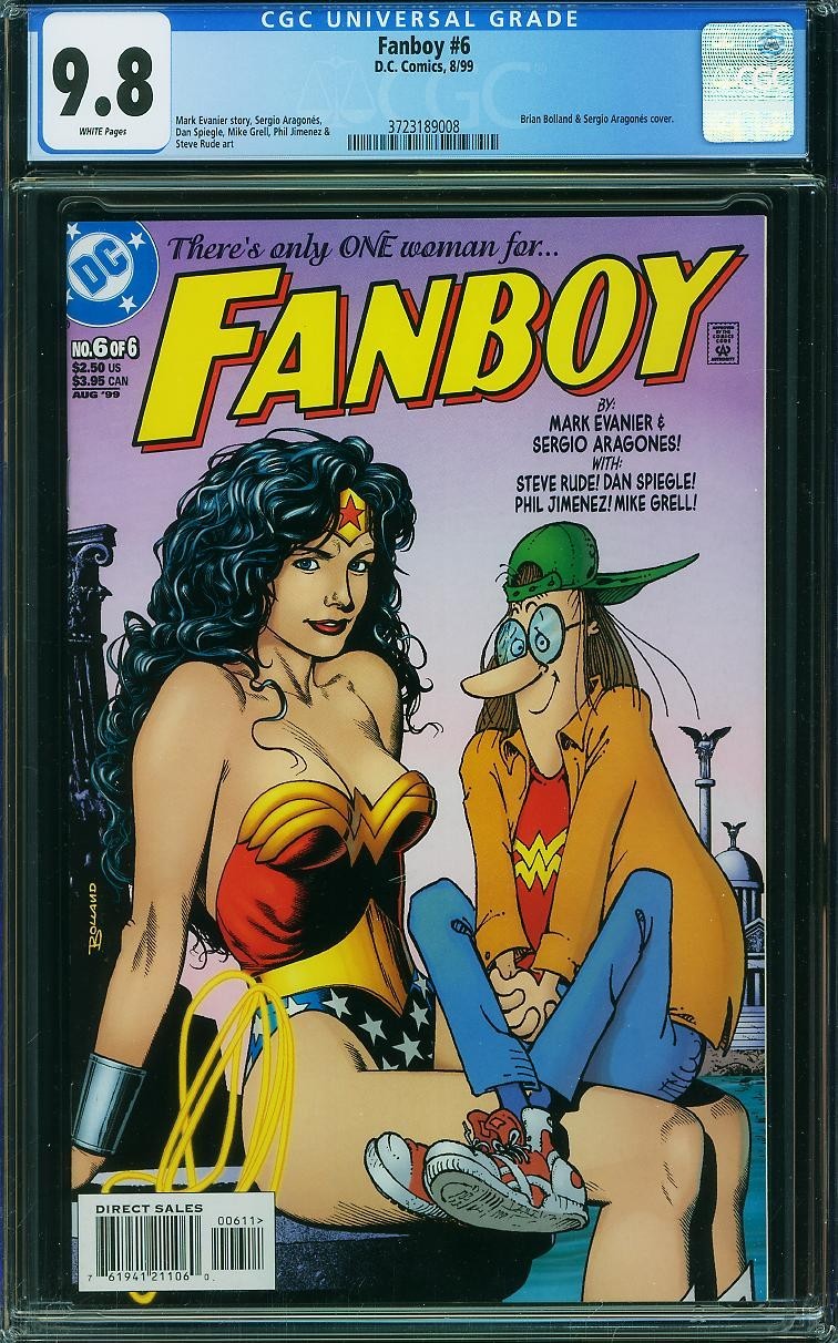 Fanboy #6 CGC 9.8 WP 1999 DC (Brian Bolland Wonder Woman Cover) (Last Issue)