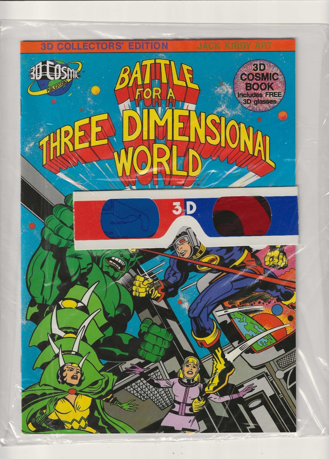 Battle for a Three Dimensional World (3D Cosmic Publications 1982) Still Sealed