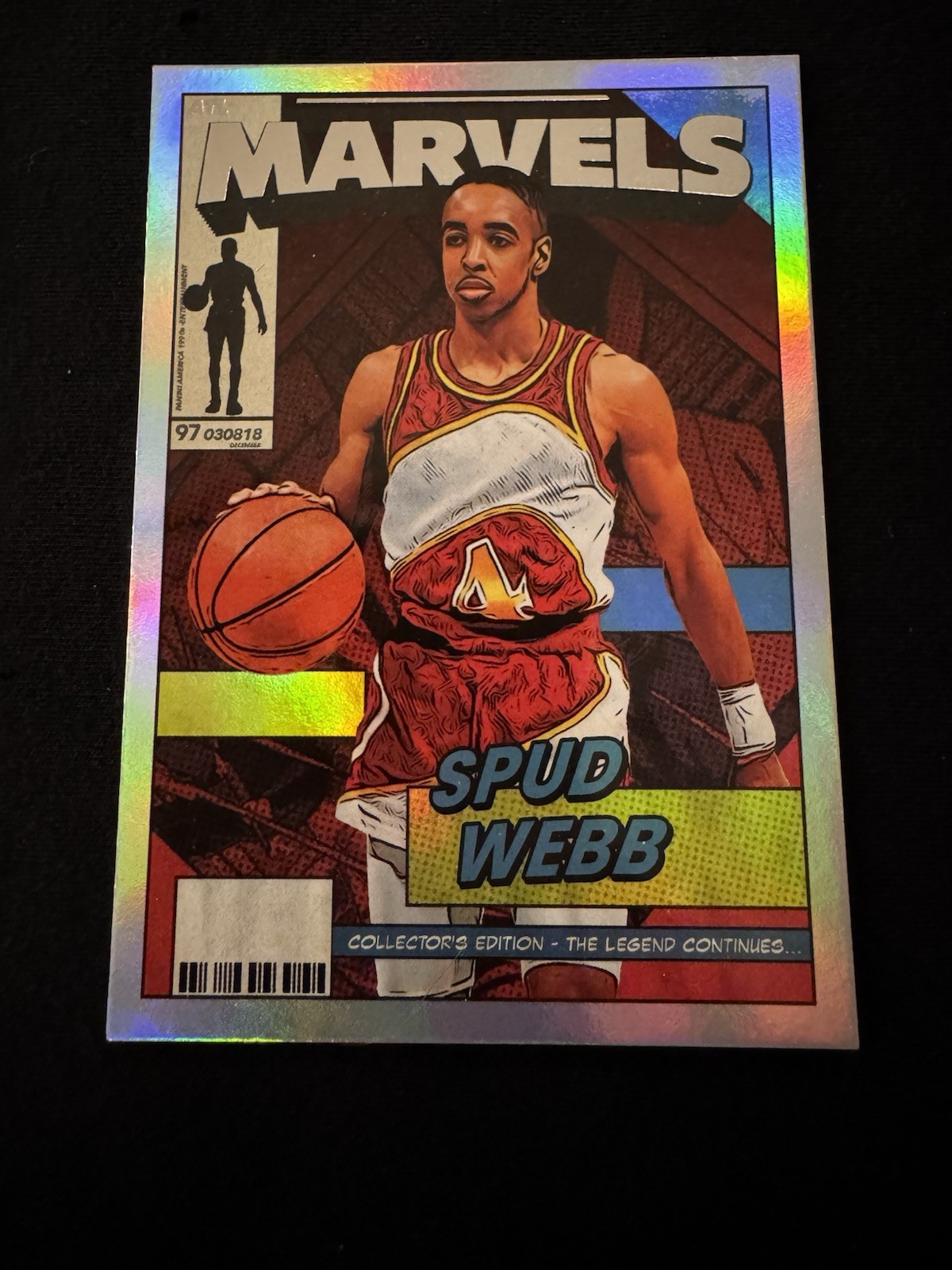Panini Marvels 90s Pop Culture Box Set 2026 Spud Webb Collector Card MV-SW