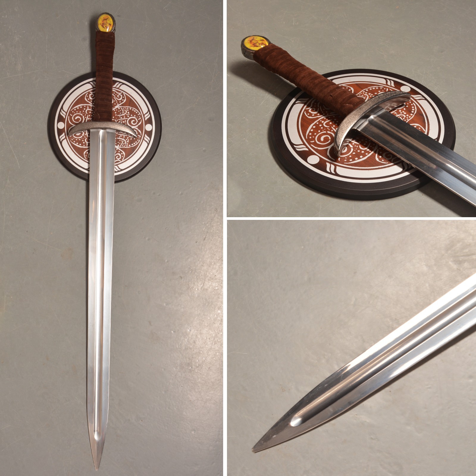 Metal Medieval Sword of Spring and Autumn  for Role-Playing King's Sword