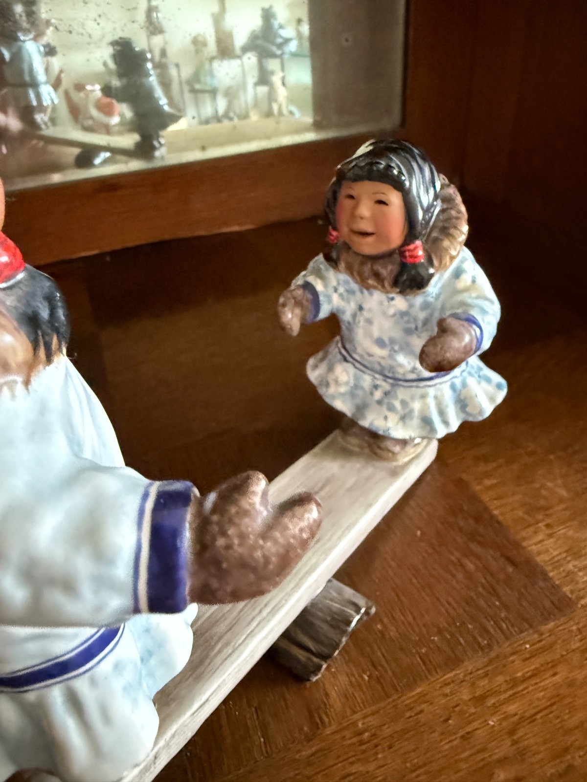 RARE C. Alan Johnson eskimo figurine 