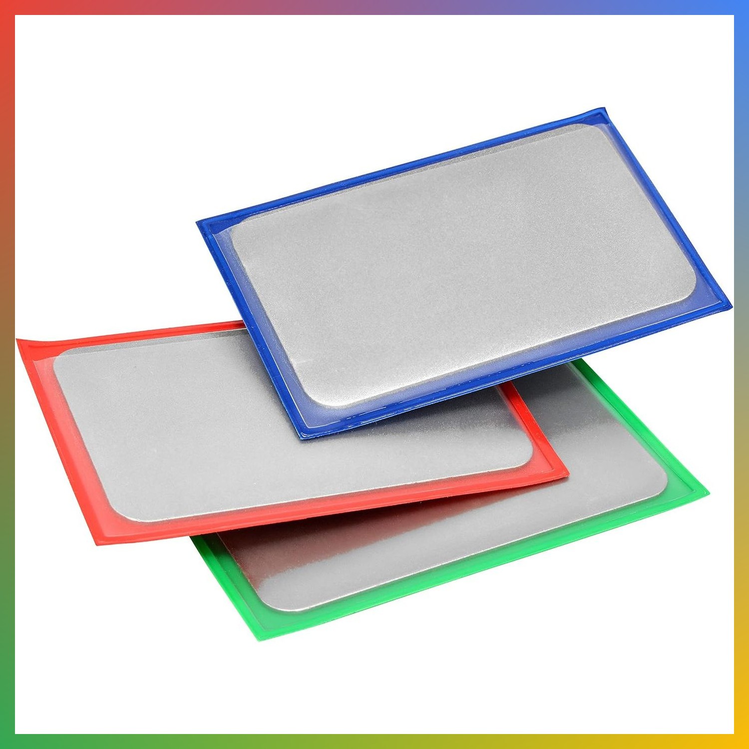 Diamond Sharpening Stones 3 Pack Credit Card Portable Extra Fine Fine Coarse