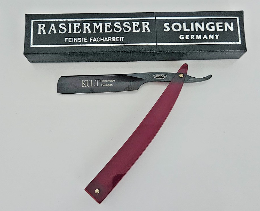 Wacker KULT 2011 4/8 Straight Razor Limited 27/72 Solingen Germany Factory Edge