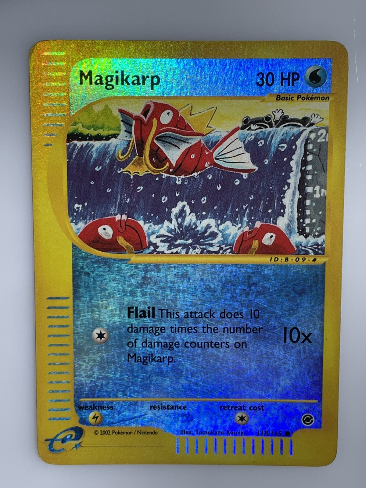 Magikarp 118/165 Expedition Base Set Reverse Holo Heavily Played WOTC  2002