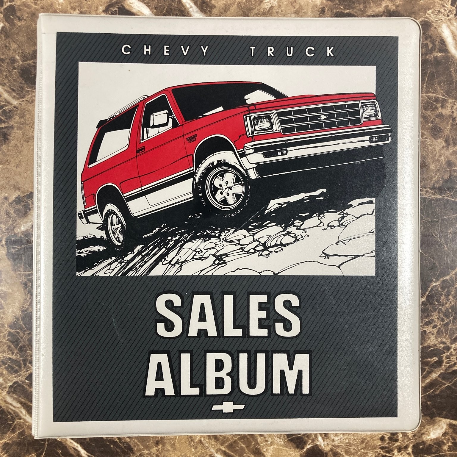 1984 Chevy Truck Sales Album Dealer Brochure Catalog Blazer Tahoe Pickup Van 84